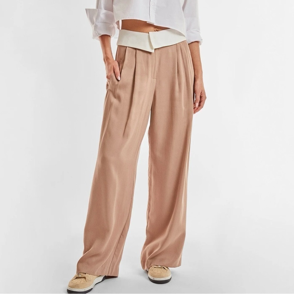 Noli Soho Mocha Foldover Trouser NWT - Picture 3 of 7
